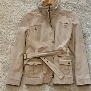 Essentials Women's Light Tan Utility Jacket